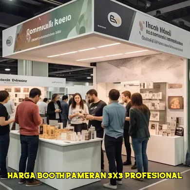 harga booth pameran 3x3 profesional